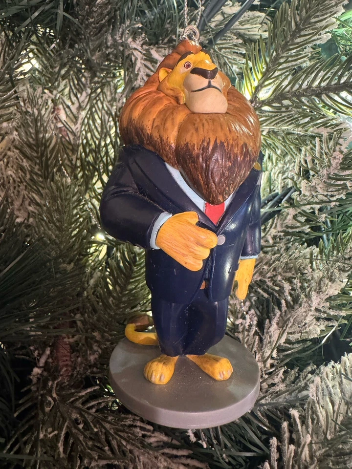 2025 Disney Zootopia Mayor Leodore Corazón de León León León Adorno de Navidad Nuevo con Etiqueta Foto 1 de 1