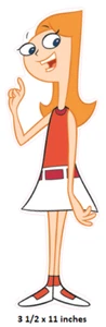 Calcomanía Candace Phineas y Ferb pegatina de pared Disney palo de dibujos animados decoración artística - Imagen 1 de 1