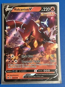 Volcanion V - 025/198 - Ultra Rare Chilling Reign Pokemon TCG NM+ Card Saver - Bild 1 von 2