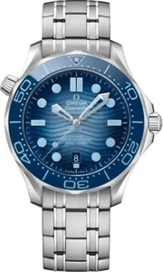 Reloj Omega Seamaster 21030422003003 300M verano esfera azul automático suizo para hombre - Imagen 1 de 4