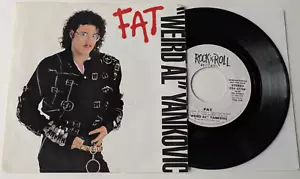 WEIRD AL YANKOVIC Fat 7" PICTURE SLEEVE Promo ROCK'N'ROLL RECORDS (1988) - Picture 1 of 3