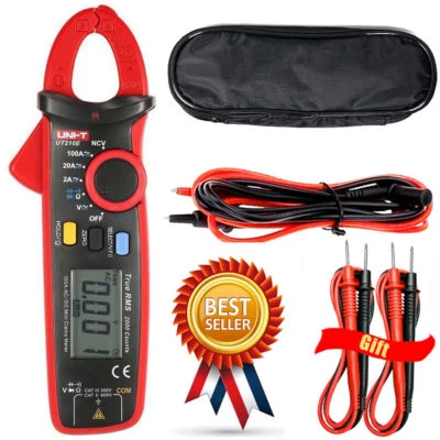 UNI-T UT210E Handheld RMS AC/DC Mini Digital Clamp Meter Resistance Capacitan ⊕I
