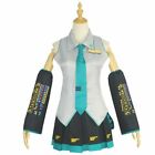 Vocaloid Hatsune Miku Video Game Cosplay Costumes Blouse Skirt Tie Belt Love
