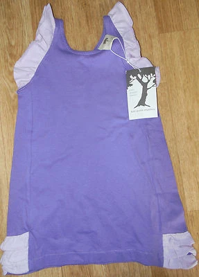 Baby girl summer dress Kate Quinn 12-18 m organic cotton BNWT purple - Image 1 of 3