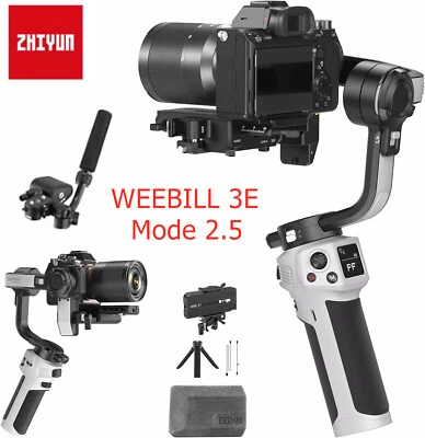 Zhiyun CINEPEER WEEBILL 3E 3-Axis Gimbal Stabilizer for DSLR Mirrorless Cameras - Image 1 of 4