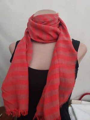 Pañuelo bufanda de Hugo Boss naranja algodón y seda - Imagen 1 de 2