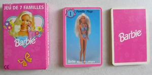 Jeu de 7 familles Barbie France Cartes : Romantique, Ken, Mode, Plage etc - Imagen 1 de 8