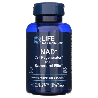 Life Extension NAD+ Cell Regenerator™ mit Resveratrol 300 mg, 30 Kapseln - Bild 1 von 2
