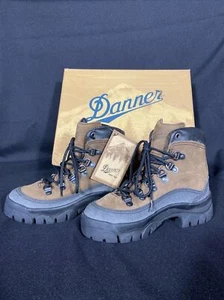 Danner Combat Hiker Boots 43513X Width R New With Box U.S. Size 3 Brown Leather - Picture 1 of 9