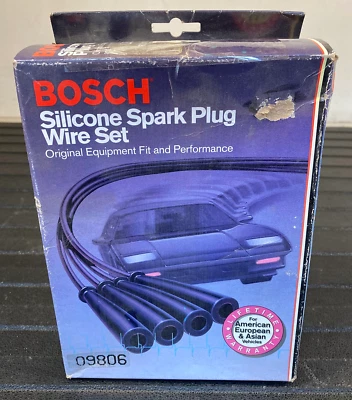 Juego de cables de bujía de silicona Bosch - 09806 - para Nissan 200SX 1984-1988 Foto 1 de 4