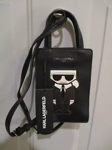 KARL LAGERFELD LH0EU1BK MAYBELLE KARL CELLPHONE BAG - Picture 1 of 2