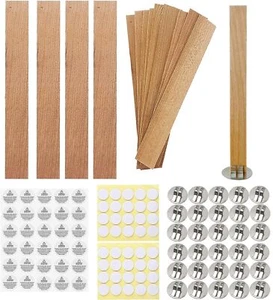 460 Stck. Holz Kerzendochte Set Knisternde Holzdochte 5,1 x 0,5 Zoll 200 Stck. N... - Bild 1 von 9