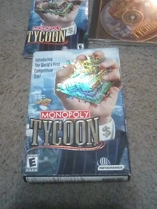 Monopoly Tycoon Windows PC CD-Rom Big Box Computer Game 2001 Tycoon Strategy - Picture 1 of 5