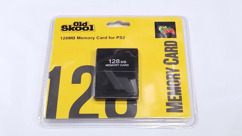 Old Skool PlayStation 2 PS2 128MB Memory Card ** BRAND NEW ** - Image 1 of 1
