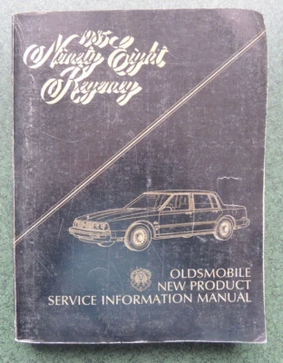 1985 Ninety Eight Regency   Oldsmobile New Product Service Information Manual - Image 1 of 4