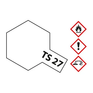 (165,60€/1l) Tamiya TS-27 blanco mate 100ml pintura en spray resina 300085027 - Imagen 1 de 2