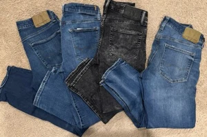 American Eagle lot Men’s size 28 and 29 Slim Straight And Skinny Jeans - Picture 1 of 9