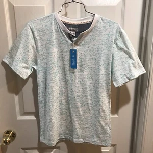 Boys Original Penguin Junior Two Button Short Sleeve Shirt Size 14-16 Youth NWT - Picture 1 of 6