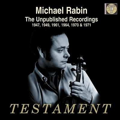 Michael Rabin: The Unpublished Recordings, 1947-71 Violin Works 3-CD Set Foto 1 de 4