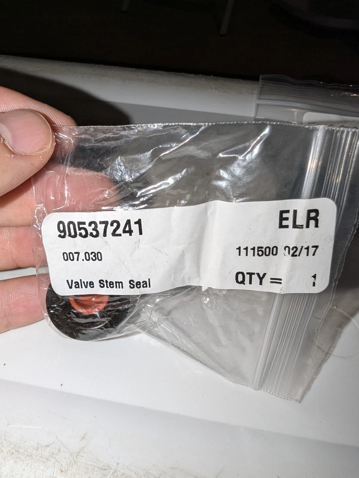 2-NEW GM 90537241 OEM Valve Stem Seal Genuine Ecotec 2.0L 2.2L 2.4L (T87) - Image 1 of 1