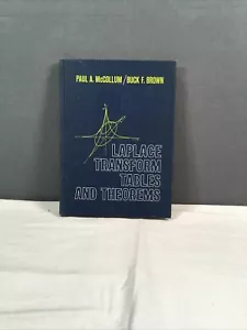 Laplace Transform Tische und Sätze von Paul A. McCollum und Buck F. Braun - Bild 1 von 4