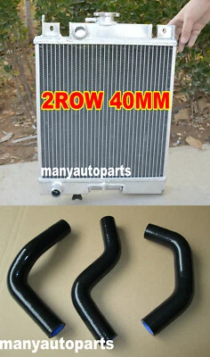 Radiator+Black HOSE For Suzuki Swift Cultus GTI Chevy Geo G13 SF 1.3L 89-94 MT - Изображение 1 из 4