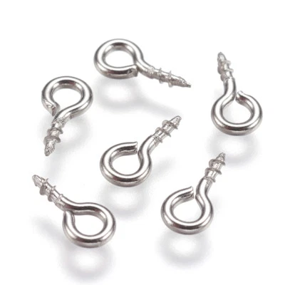 500x 304 Acero Inoxidable Tornillo Fianzas Ojo Pin Clavija Lazo Halcón Hallazgos 8mm Foto 1 de 2