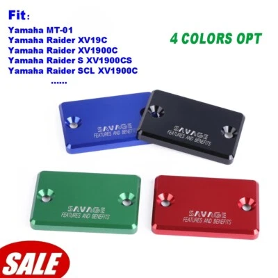 Cubierta de depósito de líquido de aceite de freno trasero CNC para Yamaha MT-01 Raider S Stratoliner S Foto 1 de 4