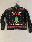 Youth Medium Holiday Time Ugly Christmas Sweater ~ This Girl Christmas