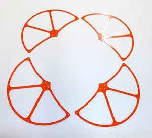 WALKERA QR X350 HIGH VISIBILITY ORANGE G-10 PROPELLER GUARDS XTR132300 QUAD - Picture 1 of 1
