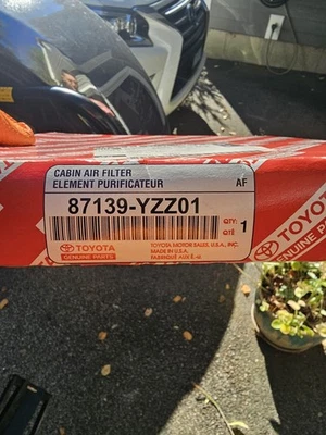 LEXUS OEM FACTORY Cabin Air Filter 2002-2010 SC430 Gs300 Gs430 87139-YZZ01 - Image 1 of 3