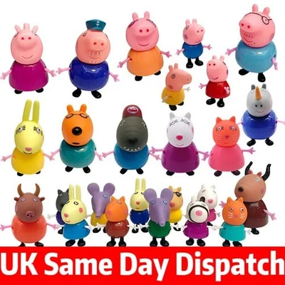 25X Peppa Pig Family Friends Emily Action Figures Toys Gift ！！！