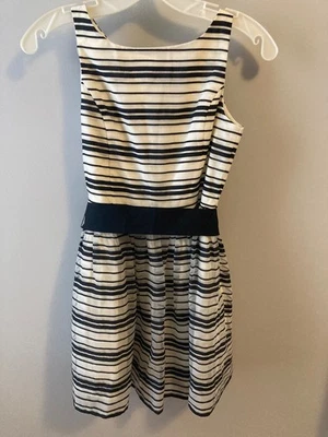 Polo Ralph Lauren Girls Dress Size 12  Stripe Sleeveless Party Dress Holiday - Image 1 of 4