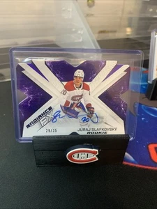 2022-23 Upper Deck SPX Radiance FX Auto Juraj Slafkovsky 29/35 - Picture 1 of 3