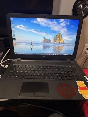 HP 15-f233wm 15.6" (Intel Celeron N3050, 4GB RAM, 500GB HDD) Laptop - Black - Image 1 of 4