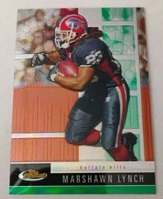 Marshawn Lynch - 2008 Topps Finest #28 Green Refractor #066/299 - Bills - Image 1 of 2