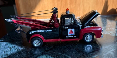 Citgo Metal tow truck Ford F100 Gearbox Collectible - Image 1 of 4