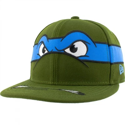 Armadura de personaje Leonardo Teenage Mutant Ninja Turtles 59Fifty sombrero ajustado verde Foto 1 de 4