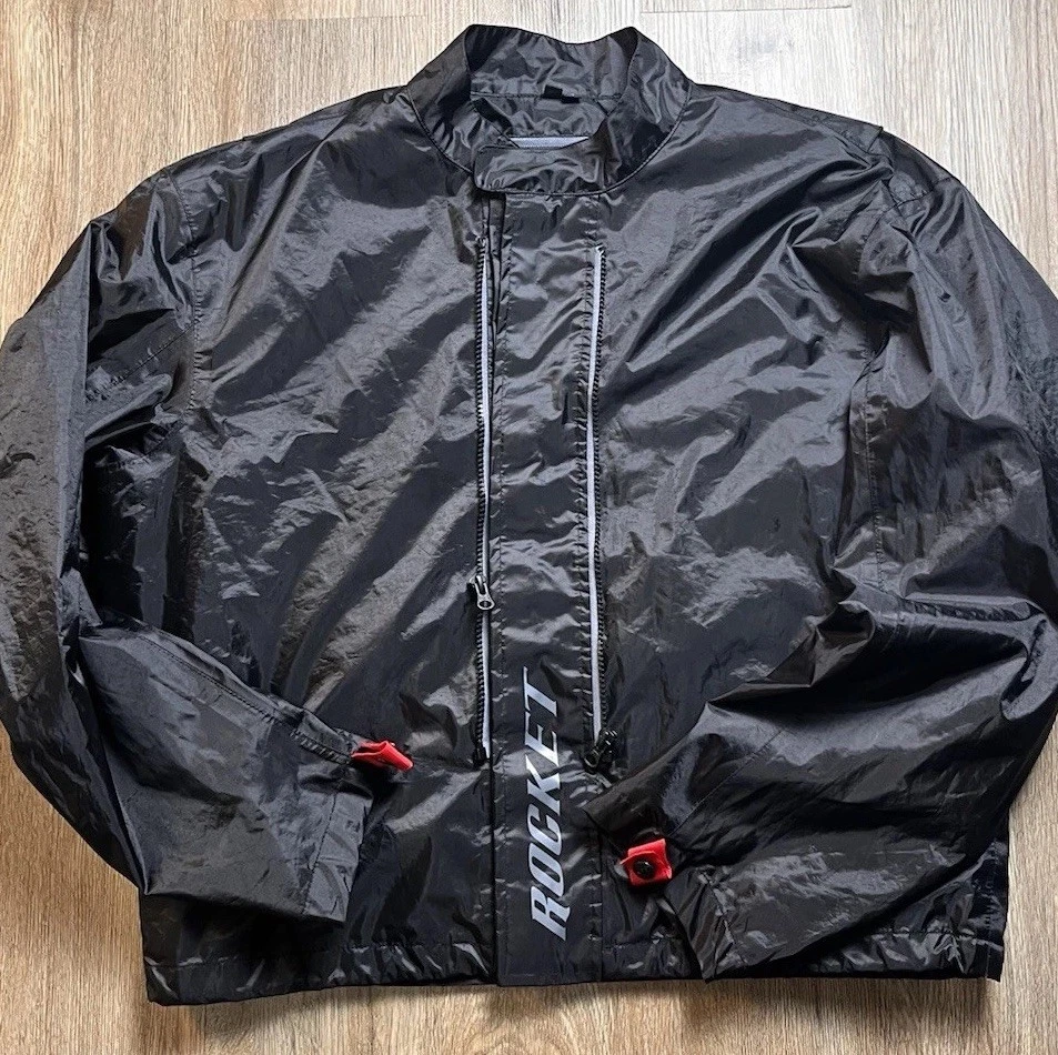 Joe Rocket Black Jacket Womens M Mesh Liner Windbreaker Full Zip, Motorcycle - Image 1 of 2