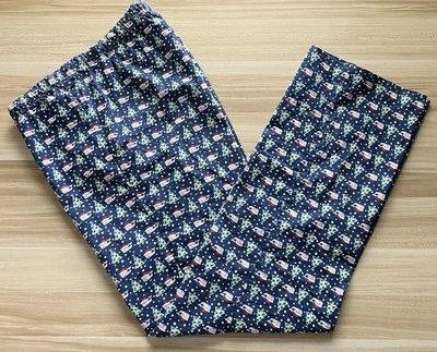 Pantalones de pijama Vineyard Vines XXS para hombre árbol de Navidad vacaciones ballena Santa Foto 1 de 4