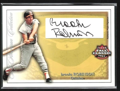 Brooks Robinson 2003 Fleer Fall Classics All-American Auto /325 #AAA/BR - Image 1 of 2