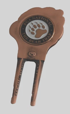 Golf Divot Tool PGA NATIONAL THE BEAR TRAP by AHEAD Copper - Image 1 of 4