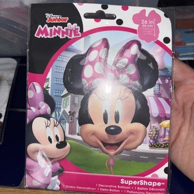 26-дюймовый фольгированный воздушный шар Minnie Mouse Forever Jumbo товары для украшения вечеринок - Изображение 1 из 2