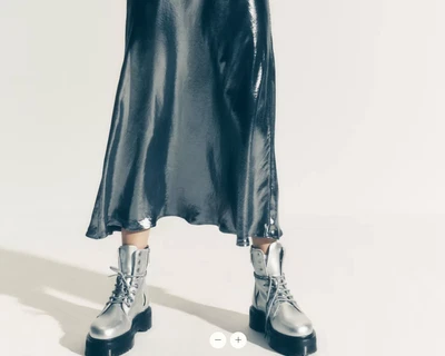 DR. MARTENS JADON MAX PLATAFORMAS DE CUERO METÁLICO PRECIO DE VENTA SUGERIDO POR EL FABRICANTE 260 $ Suave, Cómodo y CHIC Foto 1 de 4