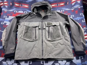 Mens Simms Jacket Hooded Goretex GTX G4 Pro Fly Fishing Wading Tackle Waterproof - Picture 1 of 24