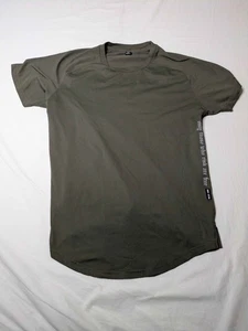 ASRV Mens M Shirt Short Sleeve Olive Performance Only Those Who Risk Are Free - Picture 1 of 6