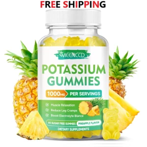 Potassium Citrate Gummies 1000mg, High Potency Potassium Supplement Gummies for - Picture 1 of 8