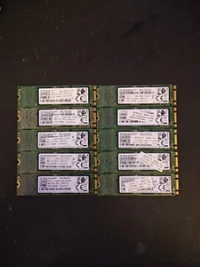 Lot Of 10 Samsung 128GB M.2 2280 SATA NGFF SSD Solid State Drive PM871b MZNLN128 - Afbeelding 1 van 2