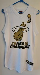Rare Majestic 2012 NBA The Finals Champions Miami Heat LeBron James #23 Jersey S - Picture 1 of 5
