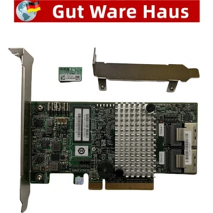 FOR LSI 9267-8I 6GB 2.0 512MB 8PORT SAS CONTROLLER CARD+8087 TO (4) 7-PIN SATA - Bild 1 von 6